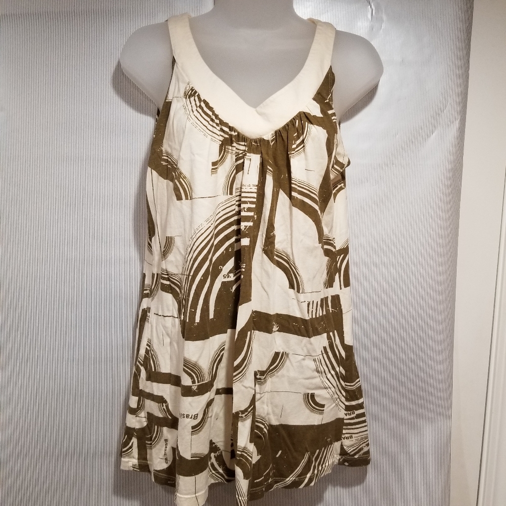 TANK: Cotton Knit Halter Tank Top